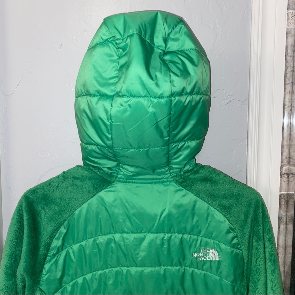 The North Face Girls Green Fleece & Quilted Jacket - Picture 4 of 8